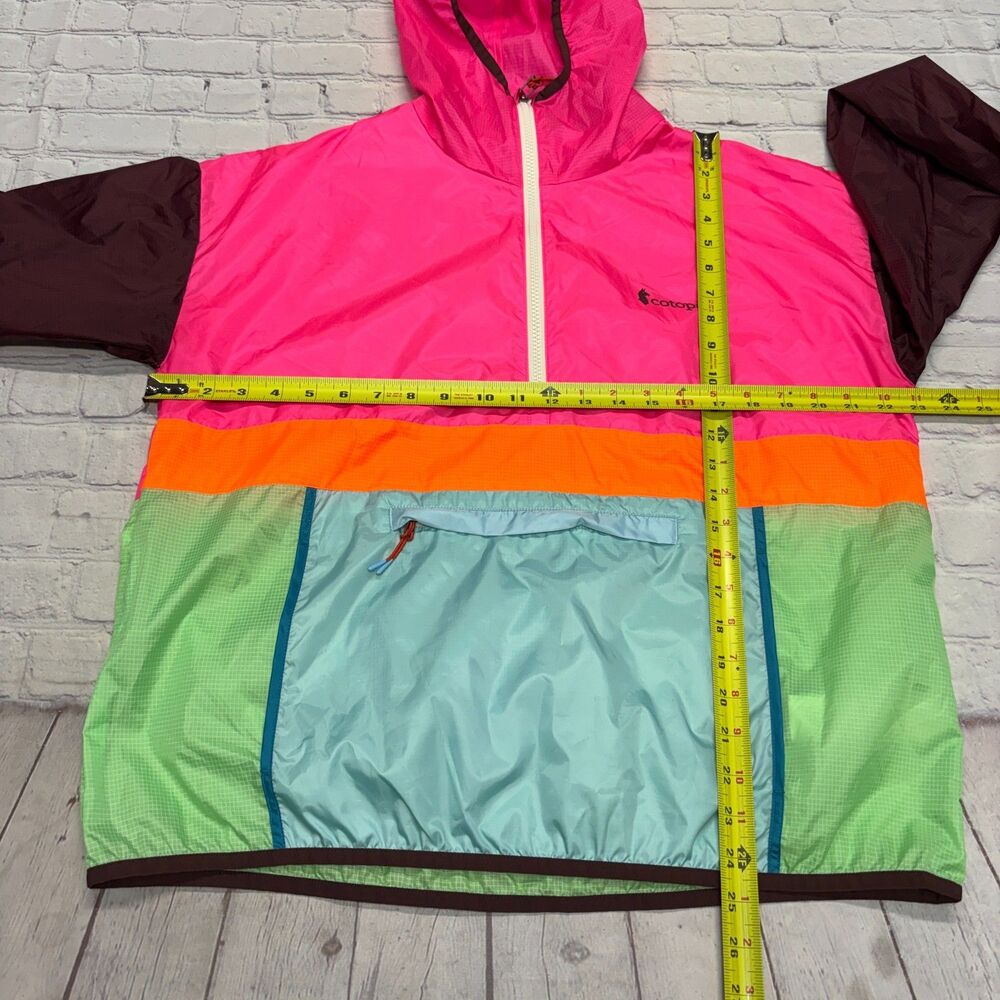 Cotopaxi Women Hooded Teca Half-Zip Windbreaker Jacket Size Large D127 -18 - Picture 2 of 13